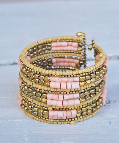Port,Pink,Bangle,bangle, bracelet, pink, gold, stacking bracelet