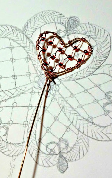 New wire technique on concept sketch art