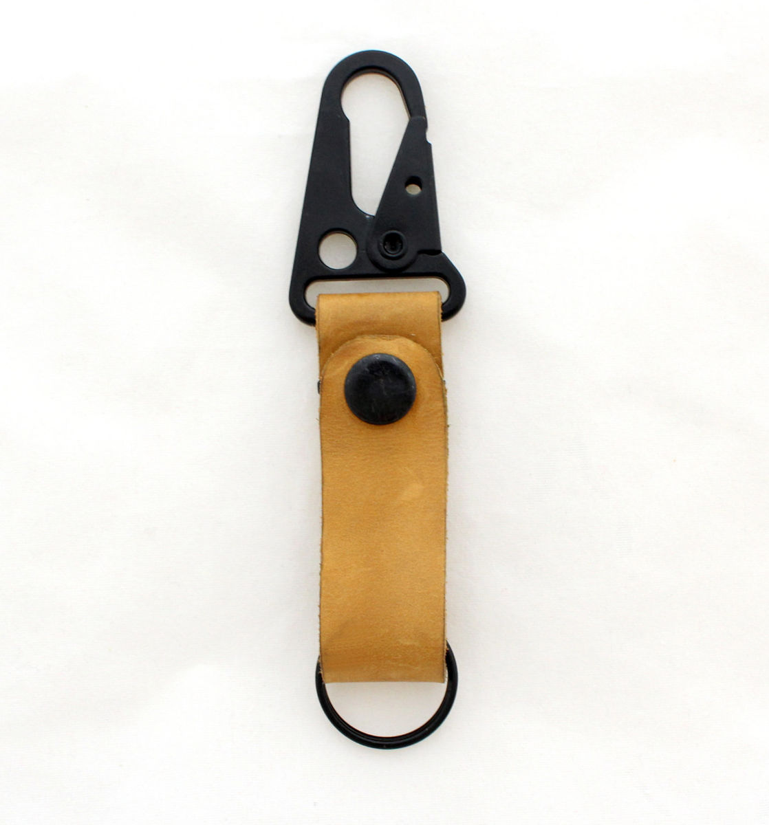 Tactical leather keychain Anger Refuge