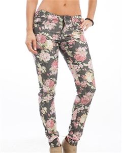 Charcoal,Floral,Skinny,Jean,Black Skinny Jean, Black Floral Skinny Jean, Black Skinny Jean with Flowers, Black Skinny Jean with Coral and White Flowers, Black Skinny Jeans with Coral Flowers, Black Skinny Jeans with White Flowers, Black and Coral Skinny Jeans, Black and White Skinny