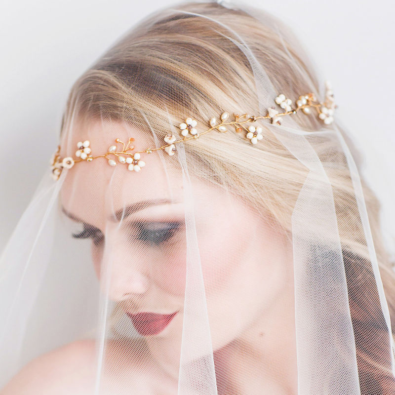 Five Daisy Hair Vine Donna Crain Accessories