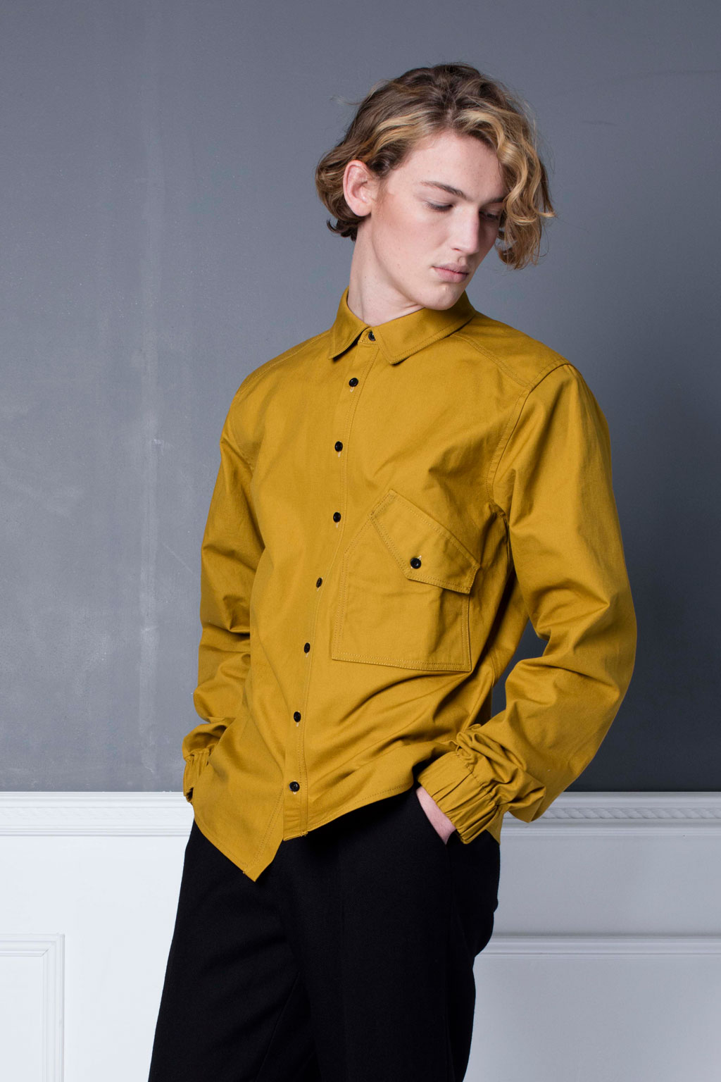 Yellow MA-1 Shirt