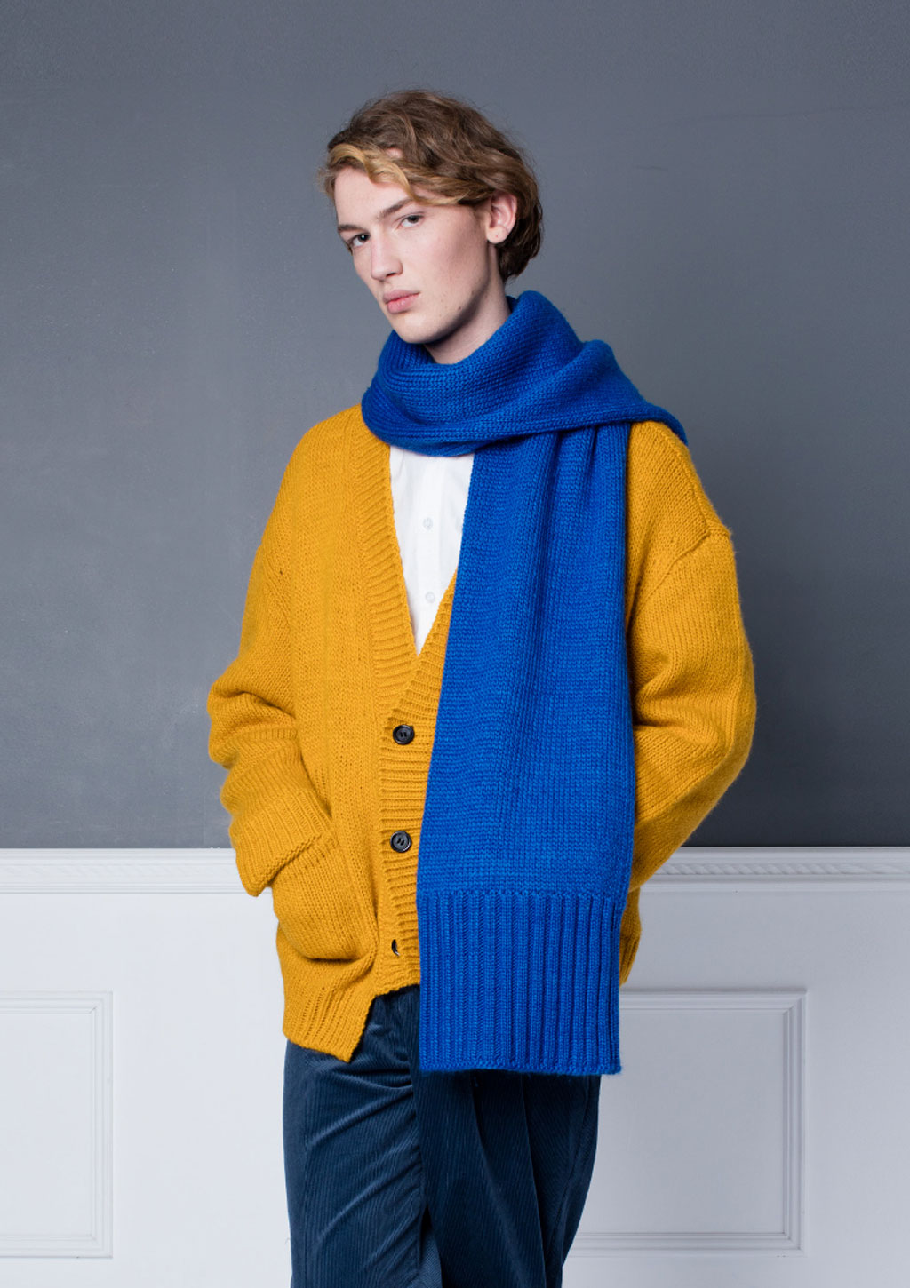 Ribbed Waist Cardigan