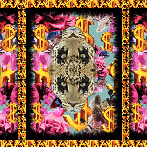 Leopard,Cash,Scarf