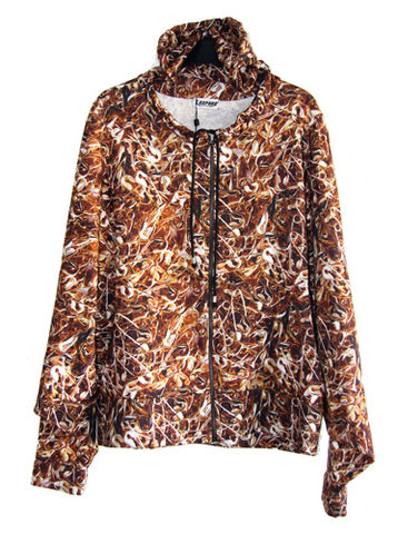 Safety,Pins,Hooded,Sweater,Leopard by Belle Sauvage Spring Summer 2013 Safety Pins Sweater. Ready to wear Fashion. Belle Sauvage London.