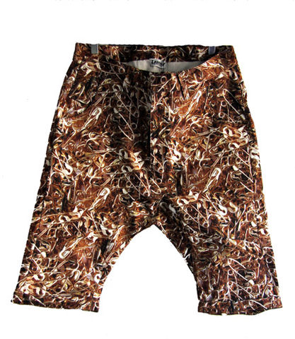 Safety,Denim,Shorts,Leopard by Belle Sauvage Spring Summer 2013 Safety Denim Shorts. Ready to wear Fashion. Belle Sauvage London.