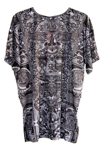 Skull,Tee,Leopard by Belle Sauvage Spring Summer 2013 Skull Tee. Ready to wear Fashion. Belle Sauvage London.