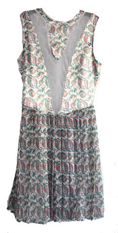 Deep,V,dress,Blue,Flowers,Leopard by Belle Sauvage Spring Summer 2013 Deep V dress Blue Flowers. Ready to wear Fashion. Belle Sauvage London.