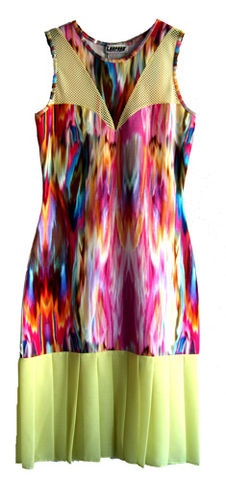Pleated,Skirt,Jersey,Dress,Flash,Print,Leopard by Belle Sauvage Spring Summer 2013 Pleated Skirt Jersey Dress Flash Print. Ready to wear Fashion. Belle Sauvage London.