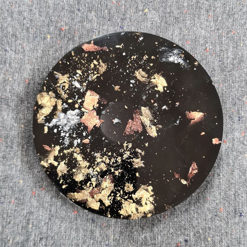 Ethel and Joan Pin Tidy in Black and Metallic Emporia Fabric