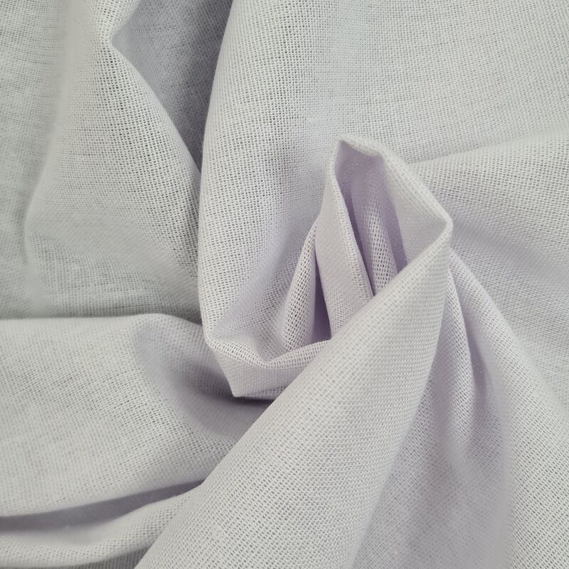 Linen Mix Fabric in White Emporia Fabric & Craft