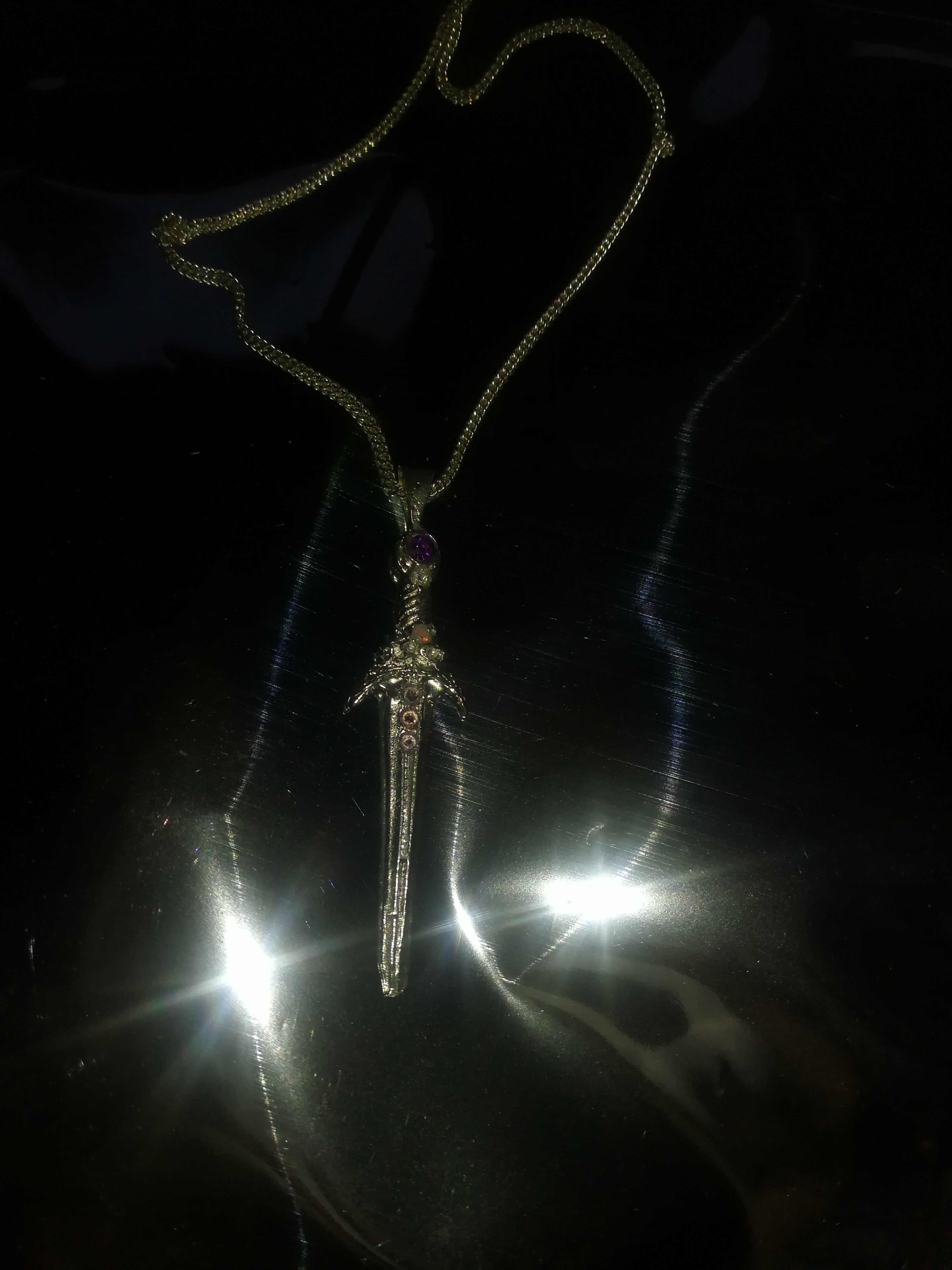 Sword necklace