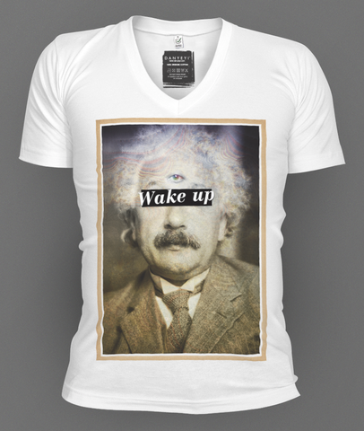 Relativity,deep v-neck, deep v-neck graphic t-shirts, mens graphic t-shirt, graphic t-shirts, tees, slim fit, mens, danyeyi, organic, graphic tees, uk,  wearable art,  independent label