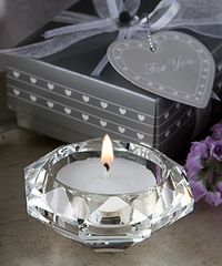Crystal,Diamond,candle,holder,favours