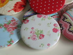 Floral,Compact,Mirror,Favour,compact mirrors, hen favours, shabby chic favours, baby shower favours, mirror favours, vintage favours
