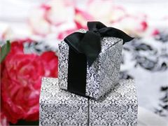1,piece,favour,box,2 piece favour box, wedding favours, vintage wedding favours, damask favour box