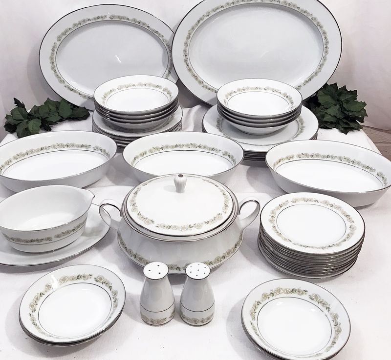 70 S Noritake Trilby Japanese China Dinnerware Set The Elegance Of Shamae Vintage japanese kutani china hand painted decorative tea cup saucer set marked. the elegance of shamae