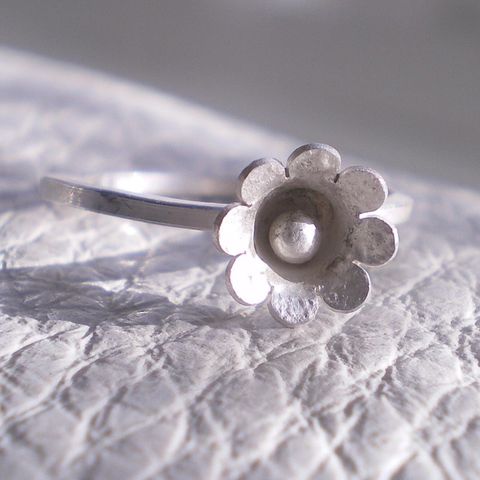 Belle,Blum,sterling,silver,Flower,Ring,Jewelry,silver Ring,stack rings,sterling silver,blooms,floral,flowers,blossoms,stacking,metalwork,ring,stackable,stacked,promise,teamfrench,uk,sterling_silver,ag,925