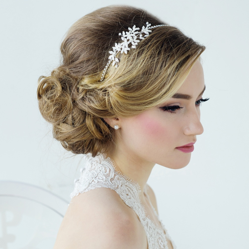 Pearl Wedding Side Tiara Tiarasandteirs