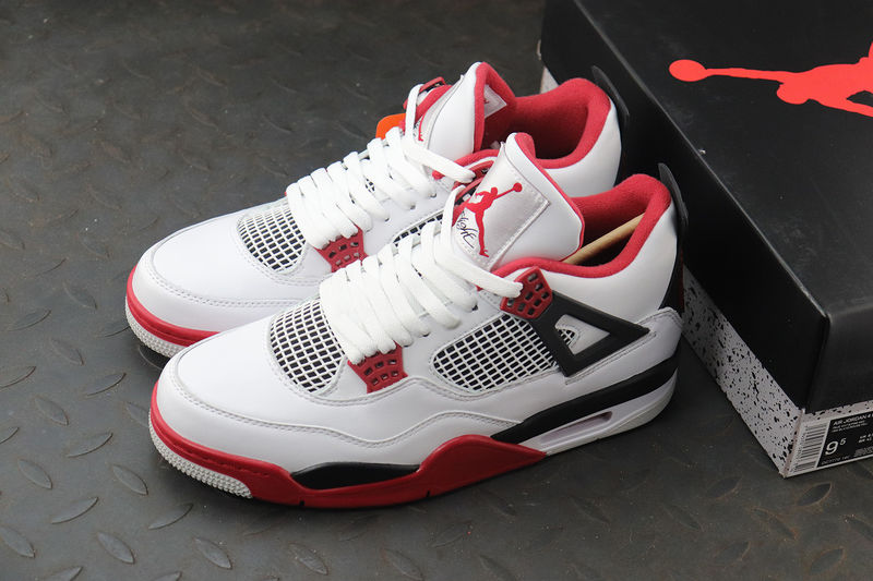 air jordan 4 fire red box