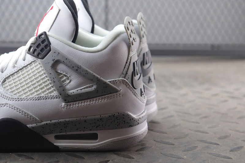 nike air jordan retro 4 white cement
