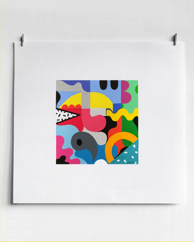 new colourful abstract artworks Ima Pico Studio