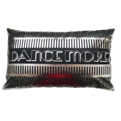 DANCE,MORE,silver,on,black