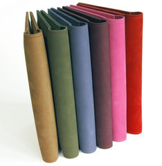 Ebb,&,Flow,(double,notebook,wrap),-,PERSONALISED,Ebb & Flow, Ebb and Flow double notebook wrap, personalise, handmade, bookery, nubuck, leather, dual notebook, notebooks, stationery, bespoke