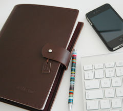 Deskbound,Journal,leather, nubuck, bookery, journal, handmade