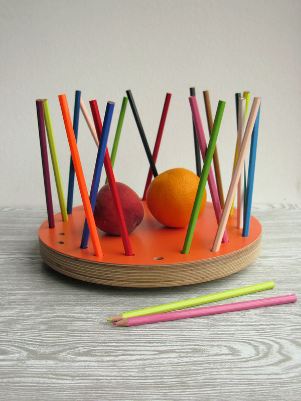 Pencil Tidy Fruit Bowl - NEW Tangerine Edition - product images  of 