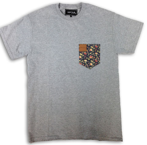 Floral,Grey,vapour,clothing,streetwear,fashion,mens,urban,skate,nmx