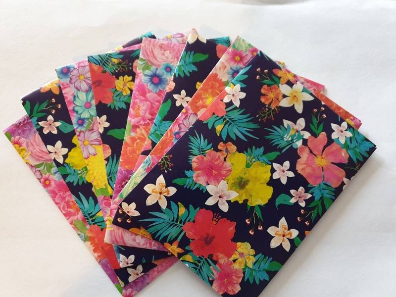 1960s Vintage Tin Pink Primrose Square Earrings - product image