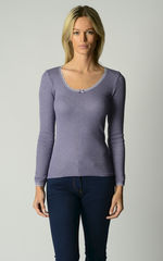 Now 60% Off + MORE Colours!! In Our Brushed Scallop Lace Top - product images 8 of 13