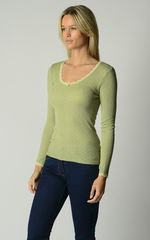 Now 60% Off + MORE Colours!! In Our Brushed Scallop Lace Top - product images 13 of 13