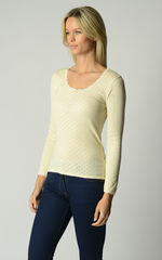 Now 60% Off + MORE Colours!! In Our Brushed Scallop Lace Top - product images 4 of 13