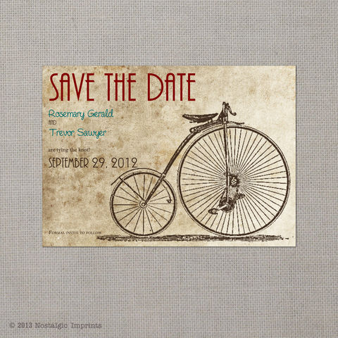 Rosemary,-,5x7,Vintage,Photo,Save,the,Date,Card,vintage save the date, Weddings, Card, save the date, custom photo card, photo save the date card, photo card, vintage card, 4x6, postcard, post card, retro
