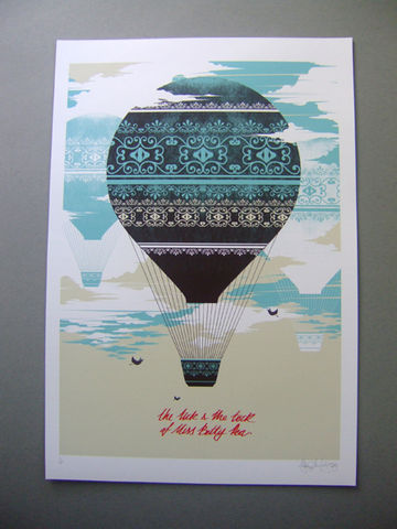 Balloon,Sky,Giclée Print, Art Print, Signed Print, Limited Edition