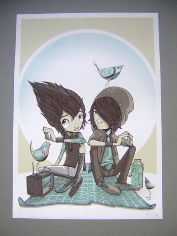 Moonlight,B,&,Giclée Print, Art Print, Signed Print, Limited Edition