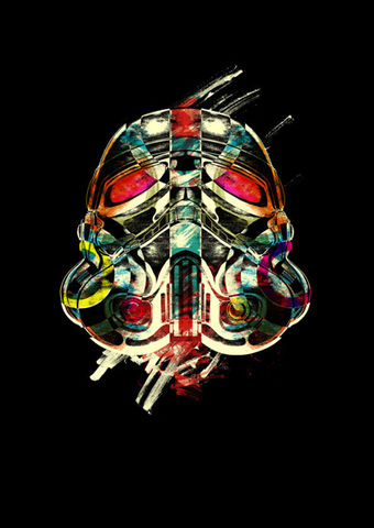 Supertrooper,Giclée Print, Art Print, Signed Print, Open Edition, Star Wars, Storm Trooper