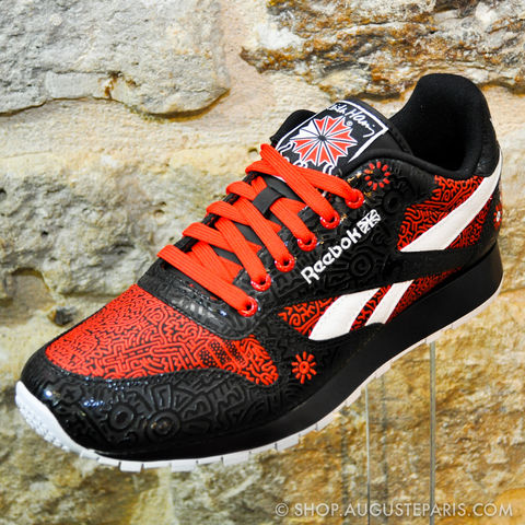 REEBOK,CLASSIC,CL,LTHR,CLEAN,FASHION,sneakers, reebok, reebok classic, keith haring