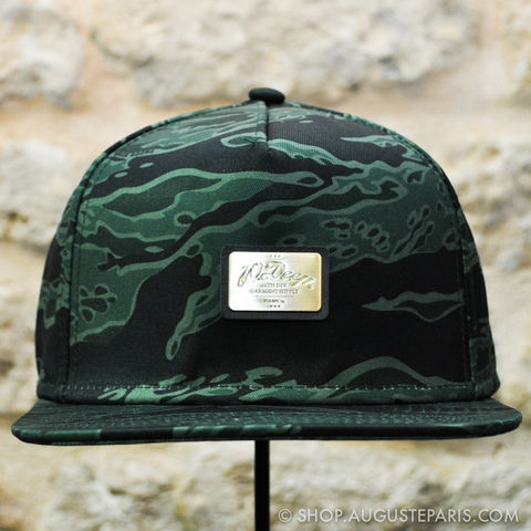 Snapback,10,Deep,Green,Tiger,Stripe,snapback, 10 deep