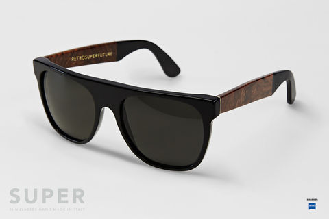 RETROSUPERFUTURE,Flat,Top,Black,&,Briar,retrosuperfuture, sunglasses, lunettes de soleil