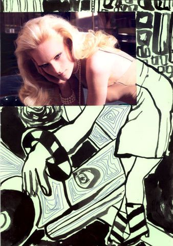 PAINTING688,Claudio Parentela,Contemporary Paintings,Mixed Media,Illustrations,Collages