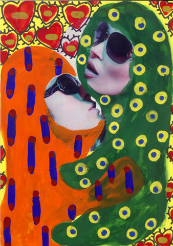 PAINTING710,Claudio Parentela,Contemporary Paintings,Mixed Media,Illustrations,Collages