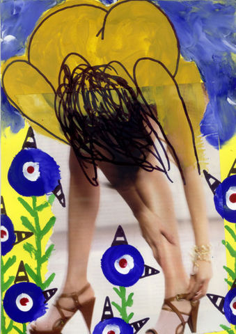 PAINTING712,Claudio Parentela,Contemporary Paintings,Mixed Media,Illustrations,Collages