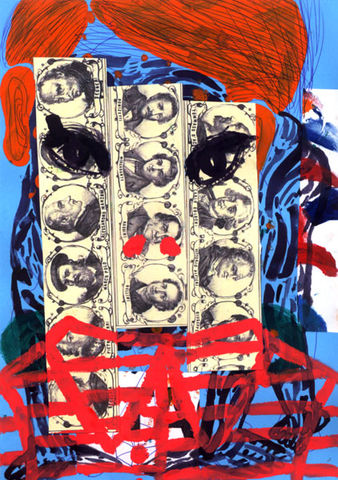 PAINTING729,Claudio Parentela,Contemporary Paintings,Mixed Media,Illustrations,Collages
