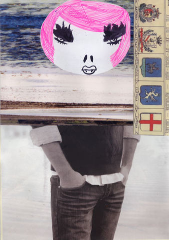 PAINTING732,Claudio Parentela,Contemporary Paintings,Mixed Media,Illustrations,Collages