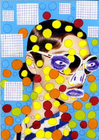 PAINTING627,Claudio Parentela,Contemporary Paintings,Mixed Media,Illustrations,Collages