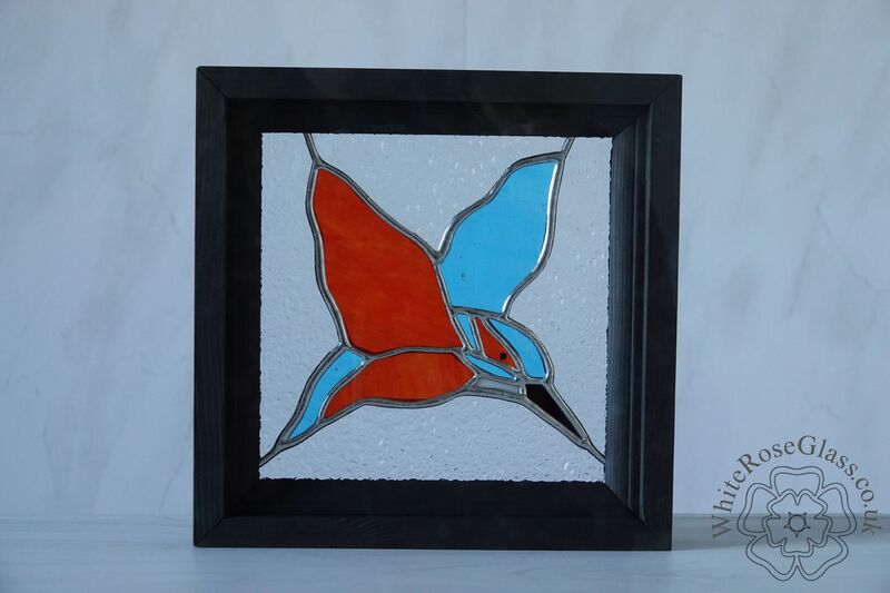 Flying Kingfisher Large Wood Framed - product image