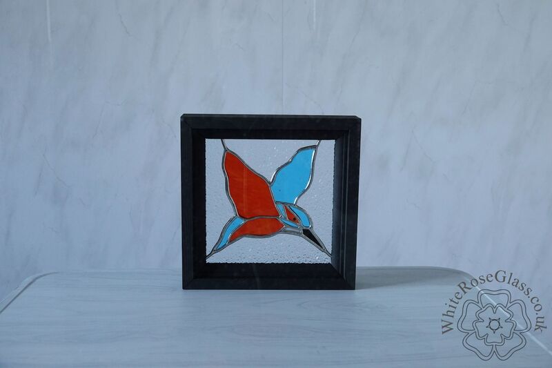 Flying Kingfisher Large Wood Framed - product image